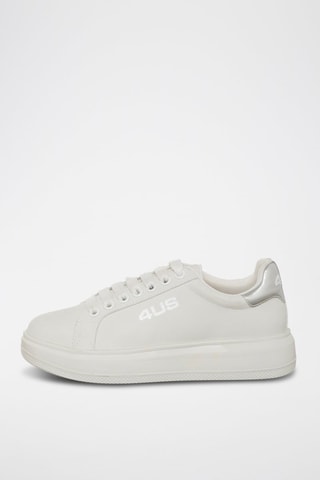 Zapatillas con plataforma - Blanco