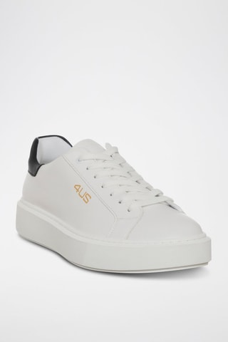 Zapatillas de piel - Blanco