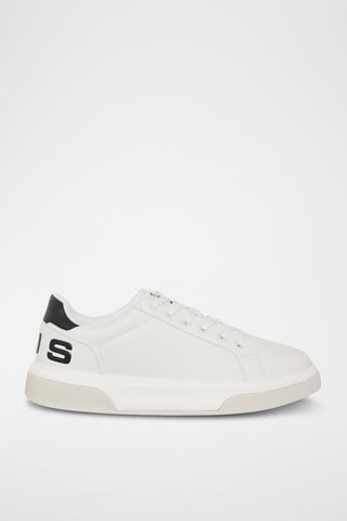 Zapatillas de piel - Blanco