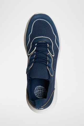 Zapatillas estilo calcetín - Azul marino