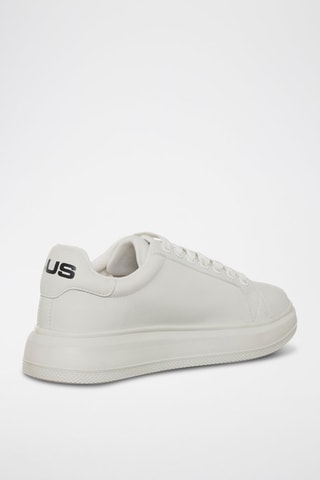 Zapatillas con plataforma - Blanco y negro