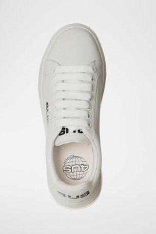 Zapatillas con plataforma - Blanco y negro