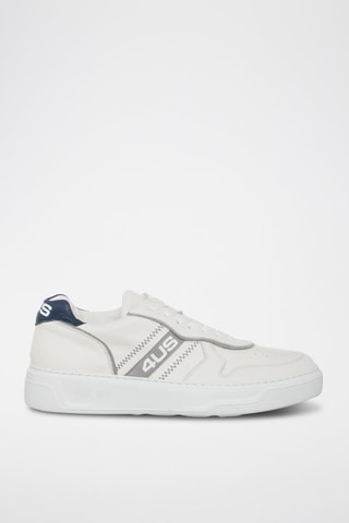 Zapatillas de piel - Blanco