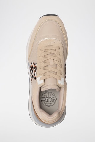 Zapatillas de piel - Beige