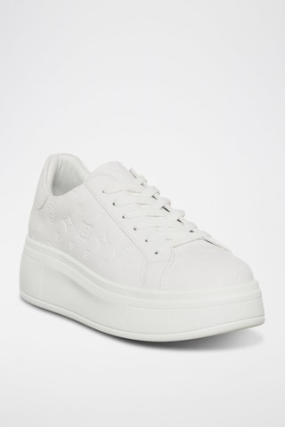 Zapatillas con plataforma - Blanco