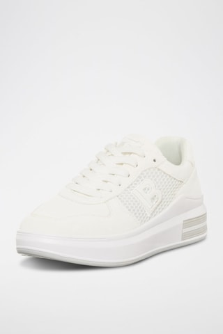 Zapatillas con plataforma - Blanco