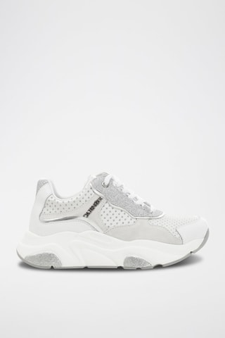 Zapatillas de piel - Blanco