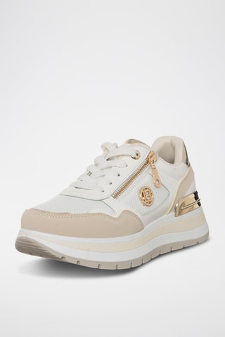 Zapatillas con plataforma - Beige - Laura Biagiotti