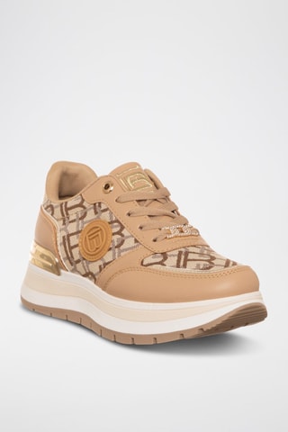 Zapatillas con plataforma - Marrón claro - Laura Biagiotti