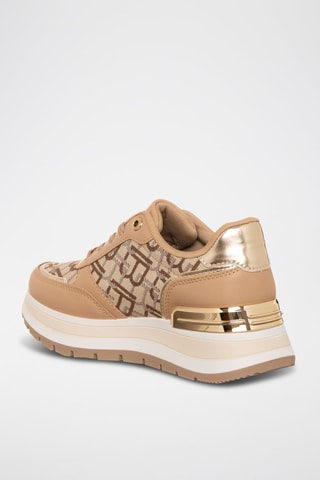 Zapatillas con plataforma - Marrón claro - Laura Biagiotti