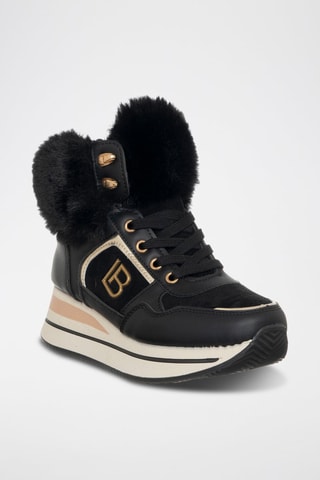 Zapatillas altas con plataforma - Negro - Laura Biagiotti