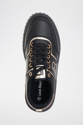 Zapatillas con plataforma - Negro - Laura Biagiotti