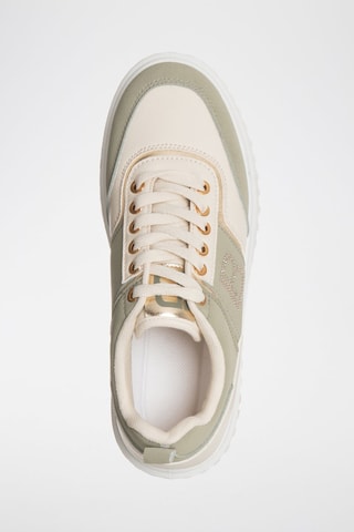 Zapatillas con plataforma - Verde y crudo - Laura Biagiotti