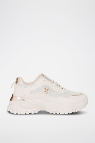 Zapatillas con plataforma - Beige - Laura Biagiotti