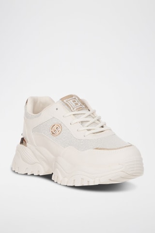 Zapatillas con plataforma - Beige - Laura Biagiotti