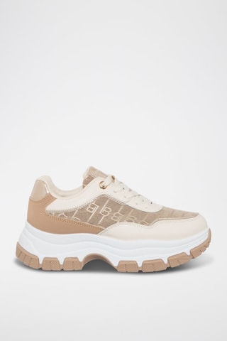 Zapatillas con plataforma - Beige - Laura Biagiotti