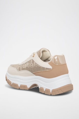 Zapatillas con plataforma - Beige - Laura Biagiotti
