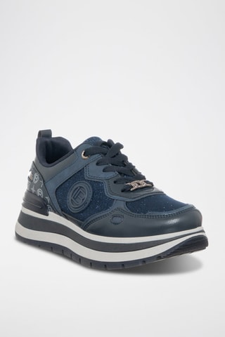 Zapatillas con plataforma - Azul marino - Laura Biagiotti