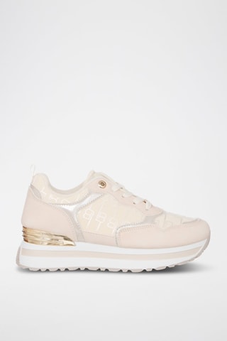 Zapatillas con plataforma - Beige - Laura Biagiotti