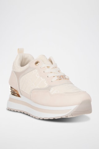 Zapatillas con plataforma - Beige - Laura Biagiotti