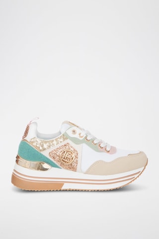 Zapatillas con plataforma - Beige - Laura Biagiotti