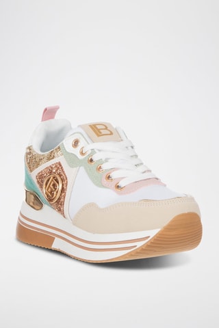 Zapatillas con plataforma - Beige - Laura Biagiotti