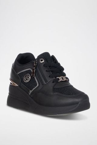 Zapatillas de cuña - Negro - Laura Biagiotti