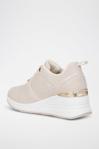 Zapatillas de cuña - Crudo - Laura Biagiotti