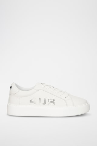 Zapatillas de piel - Blanco