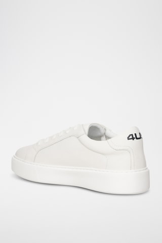 Zapatillas de piel - Blanco