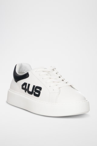 Zapatillas de piel - Blanco