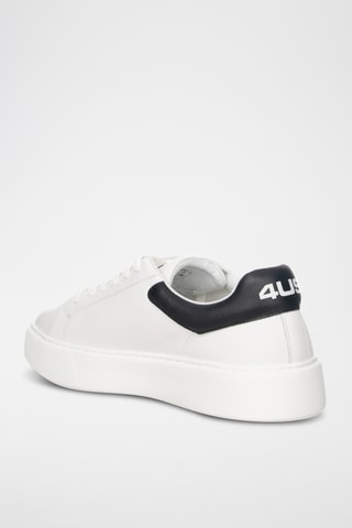 Zapatillas de piel - Blanco