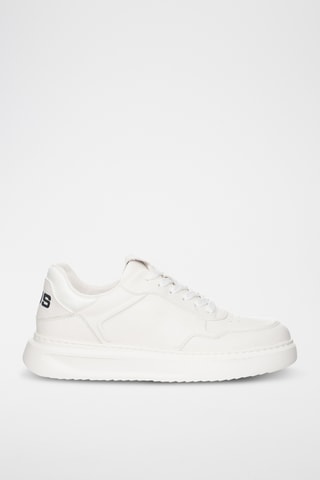 Zapatillas de piel - Blanco