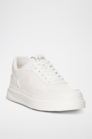 Zapatillas de piel - Blanco