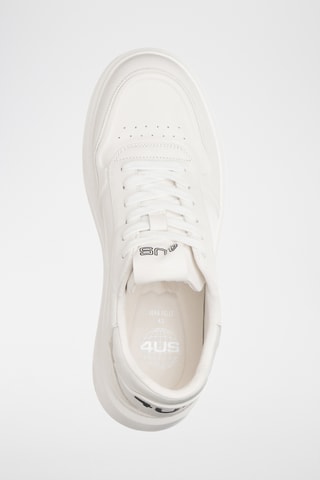 Zapatillas de piel - Blanco