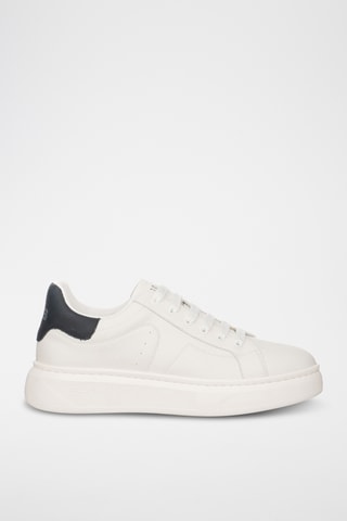 Zapatillas de piel - Blanco