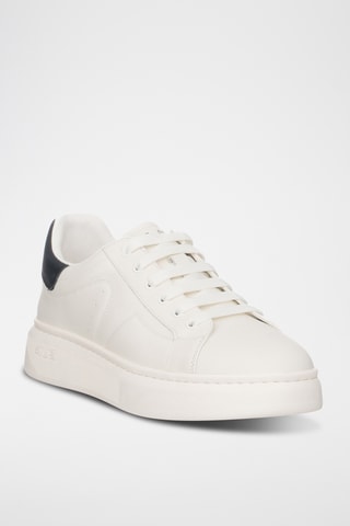 Zapatillas de piel - Blanco