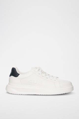 Zapatillas de piel - Blanco