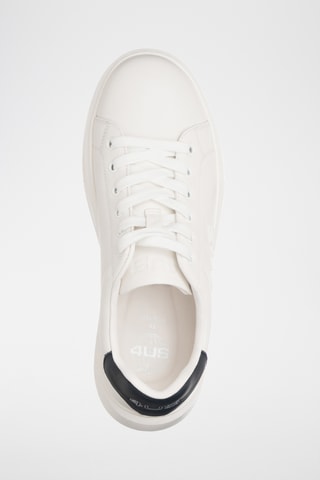 Zapatillas de piel - Blanco