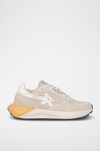 Zapatillas de piel - Beige