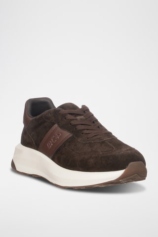 Zapatillas de nobuk - Marrón