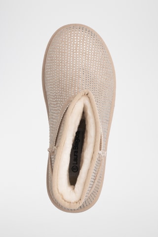 Botines con plataforma - Beige