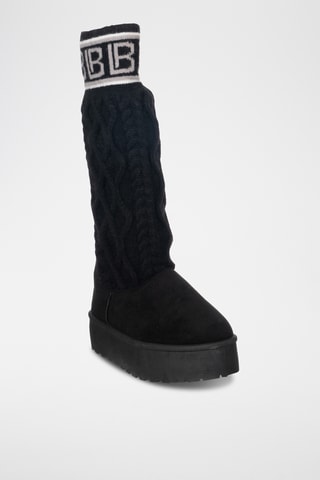 Botas con plataforma - Negro