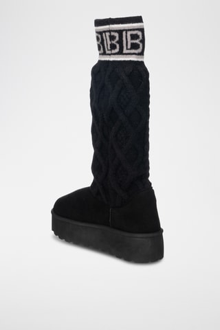 Botas con plataforma - Negro