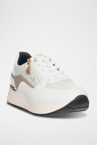 Zapatillas con plataforma - Blanco