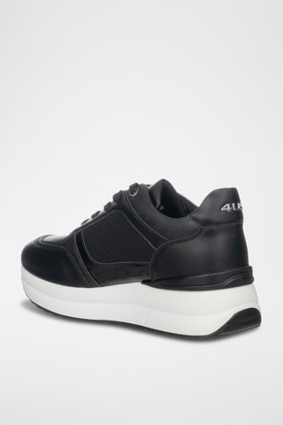 Zapatillas con plataforma - Negro