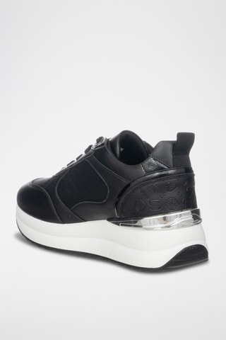 Zapatillas con plataforma - Negro