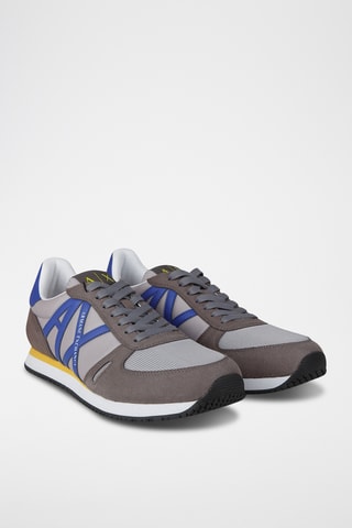 Baskets - Gris foncé et ciel - Exchange