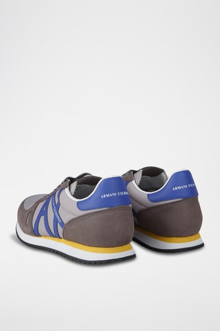 Baskets - Gris foncé et ciel - Exchange