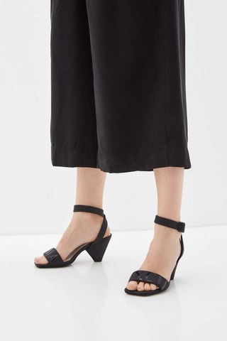 Sandales à talons - Noir - Exchange